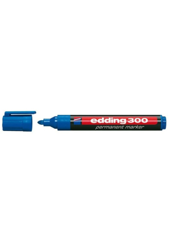 Popisovač permanentní Edding 300 - modrý