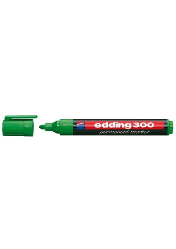 Popisovač permanentní Edding 300 - zelený