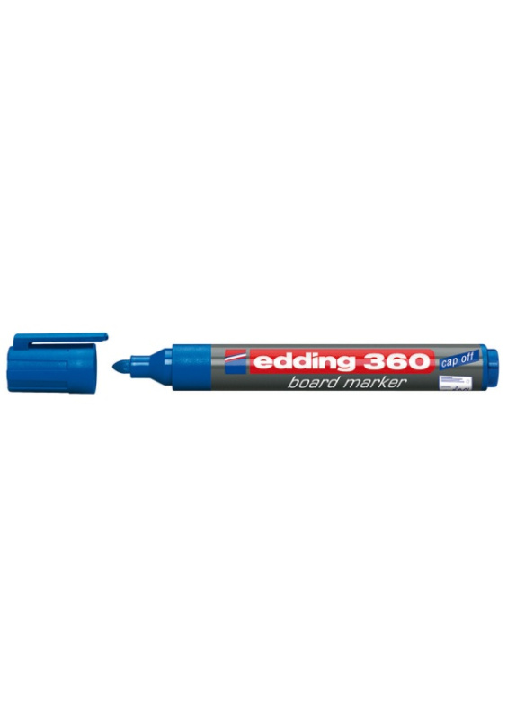 Popisovač na bílé tabule Edding 360 - modrý, kulatý