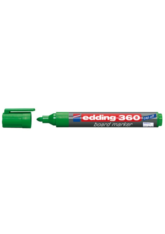 Popisovač na bílé tabule Edding 360 - zelený, kulatý
