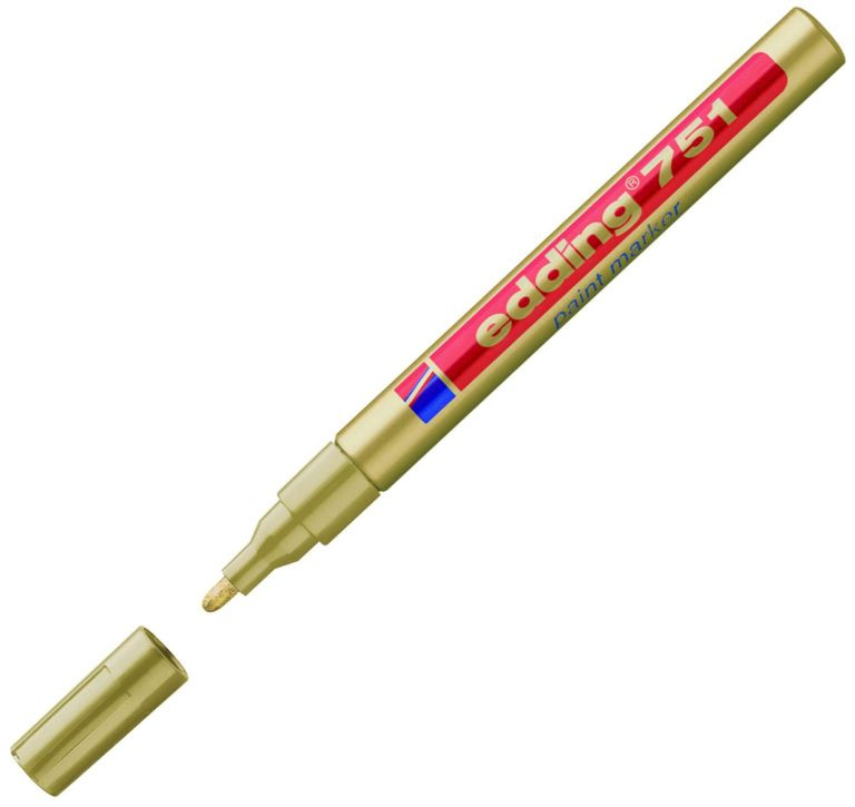 Popisovač lakový Edding 751 - zlatý
