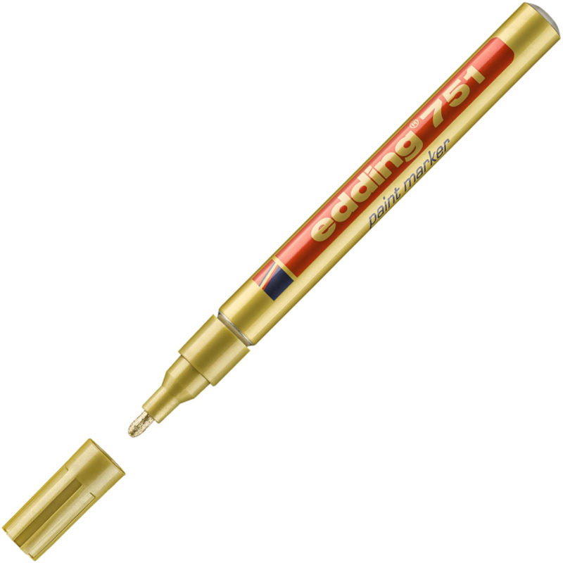 Popisovač lakový Edding 751 - zlatý