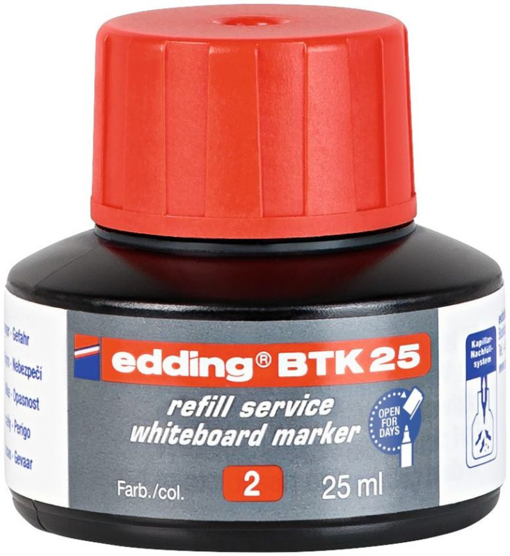 Náhradní inkoust pro popisovač edding 28/360,červená
