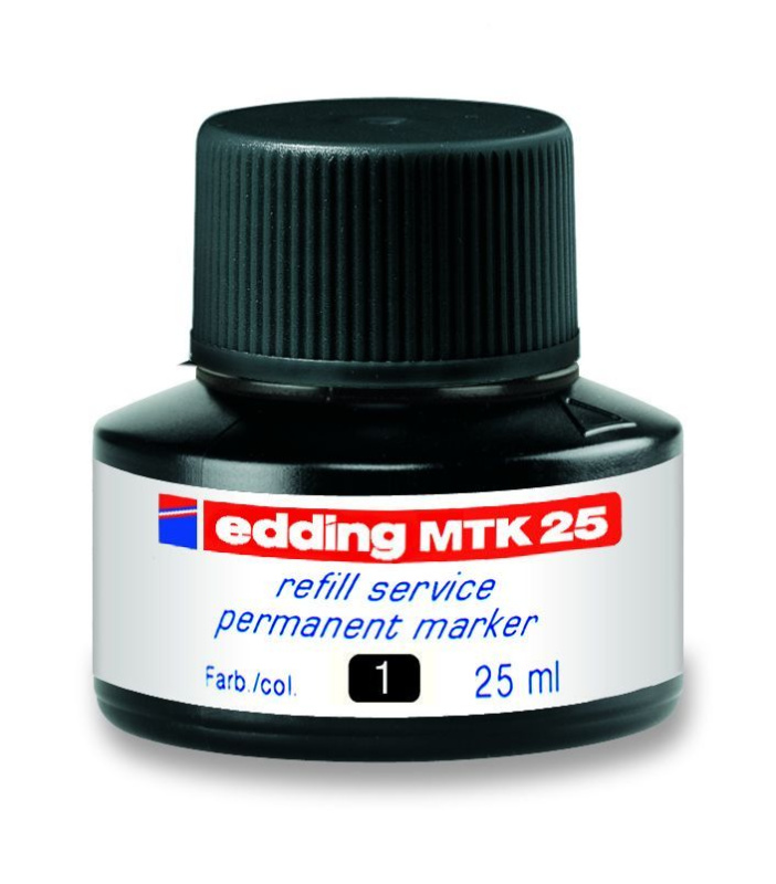 Náhradní permanentní inkoust edding, černý