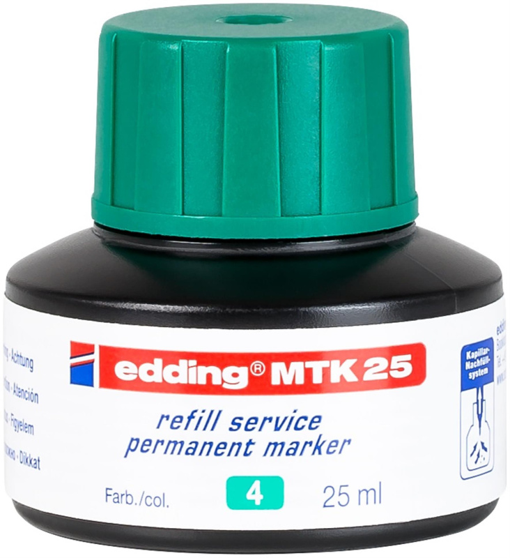 edding MTK 25 - náhradní inkoust - zelený