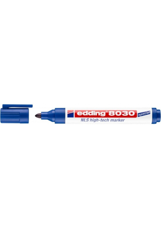 Popisovač nízko-korozivní Edding 8030 - modrý