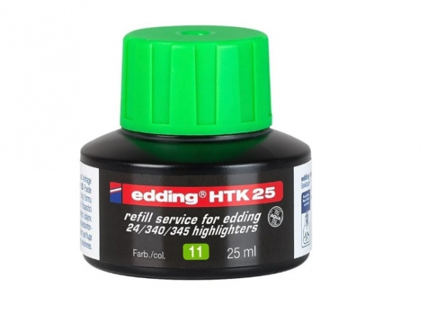 Inkoust do zvýrazňovačů EDDING HTK 25, zelený EDDING