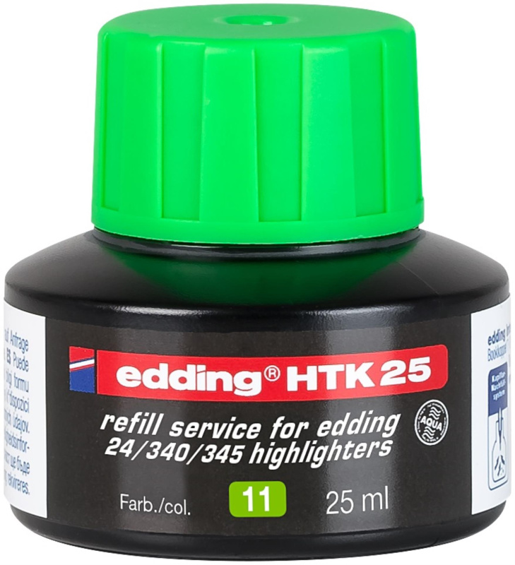 Inkoust do zvýrazňovačů EDDING HTK 25, zelený EDDING