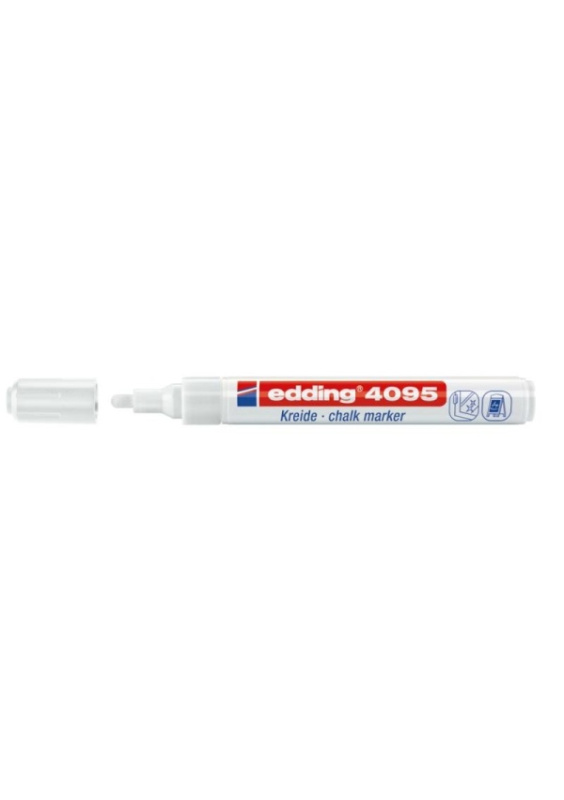 Popisovač na sklo Edding 4095 - bílý