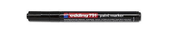 Lakový popisovač Edding 791 - černý
