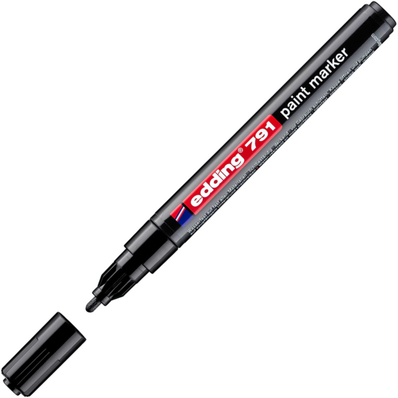 Lakový popisovač Edding 791 - černý