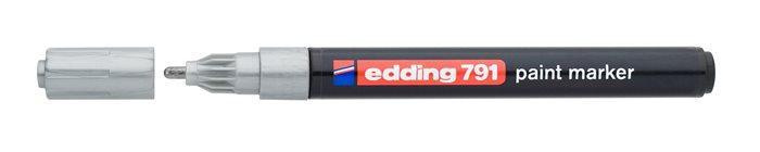 Lakový popisovač Edding 791 - stříbrný