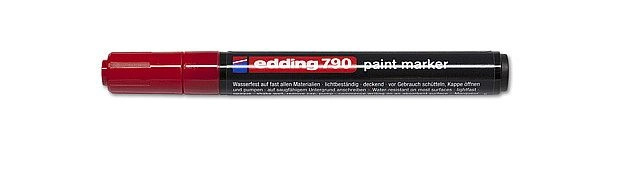Lakový popisovač Edding 790 - červený