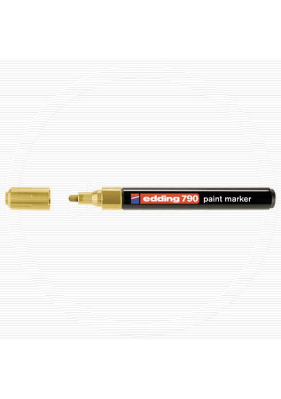 Lakový popisovač Edding 790 - zlatá
