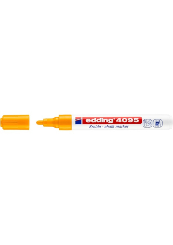 Křídový popisovač na sklo edding 4095 - oranžová