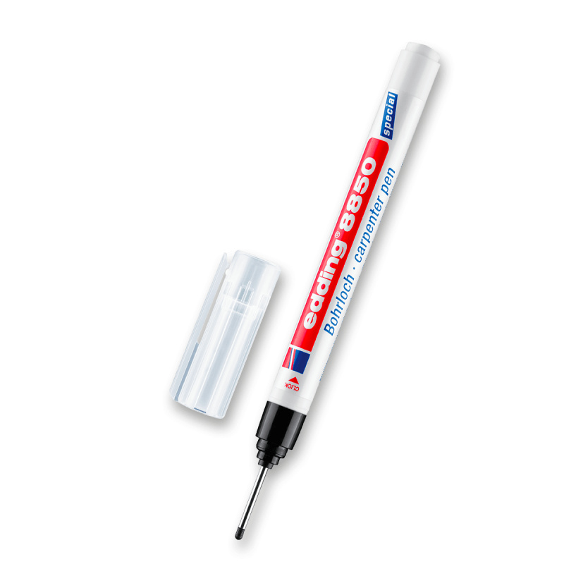 Popisovač s extra dlouhým hrotem edding 8850 - v blistru, černý