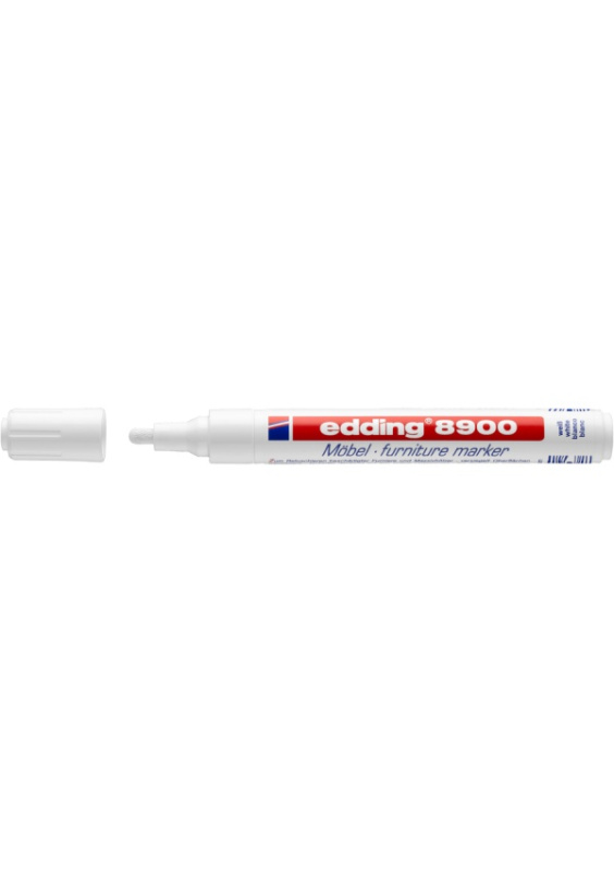 Popisovač na nábytek edding 8900, bílý