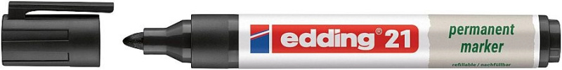 Permanentní popisovač edding Ecoline 21, černý