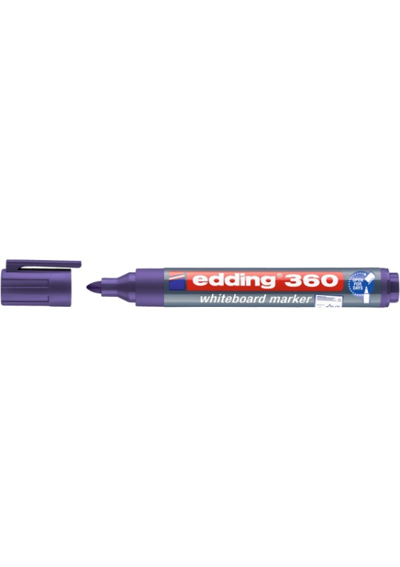 Popisovač EDDING 360 na bílé tabule, fialový EDDING