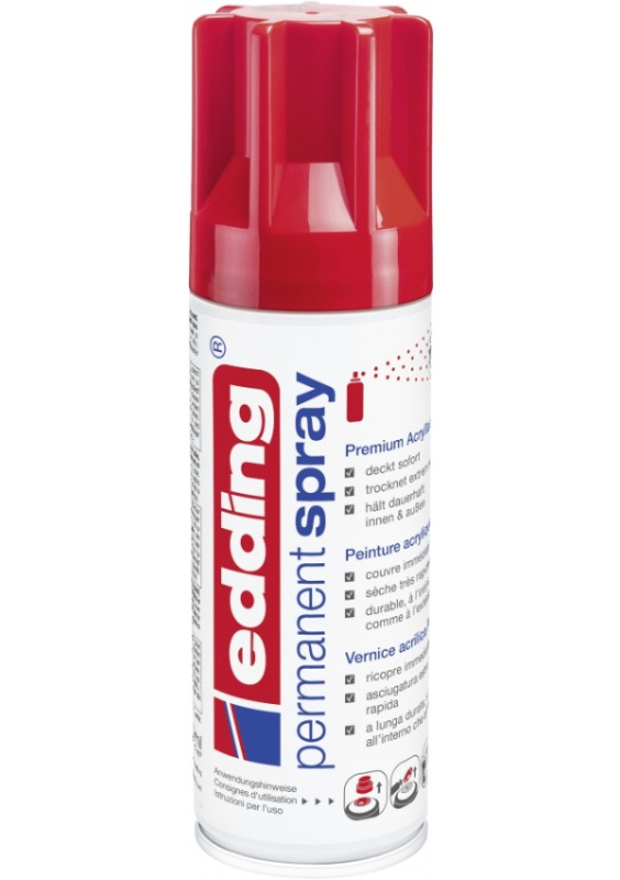 Akrylový sprej EDDING 5200, dopr. červ. lesklá 952 EDDING