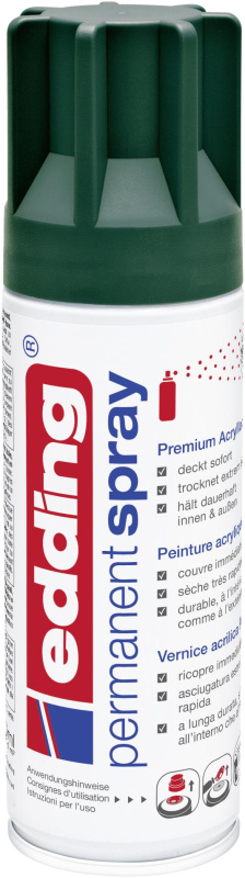 Akrylový sprej edding 5200 - mechová zelená matná 904, objem 200,00 ml
