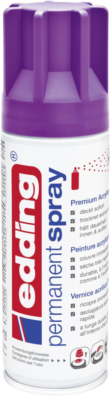 Akrylový sprej edding 5200 - červenofialová matná 910, objem 200,00 ml