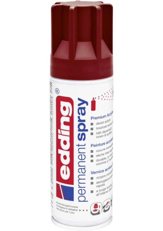 Permanentní sprej Edding 5200, 200 ml purporová matná 912