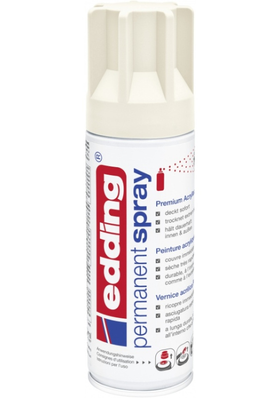 Akrylový sprej EDDING 5200,krémově bílá matná 921 EDDING