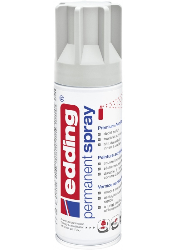 Akrylový sprej EDDING 5200, světle šedá matná 925 EDDING