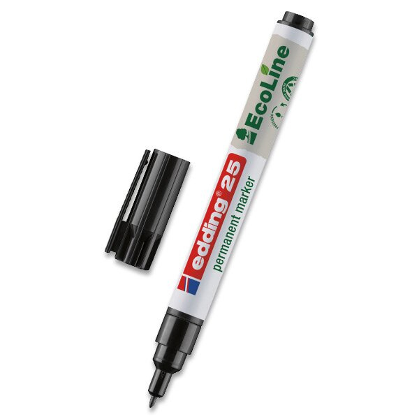 Permanentní popisovač Edding Ecoline 25 - kulatý hrot, černý
