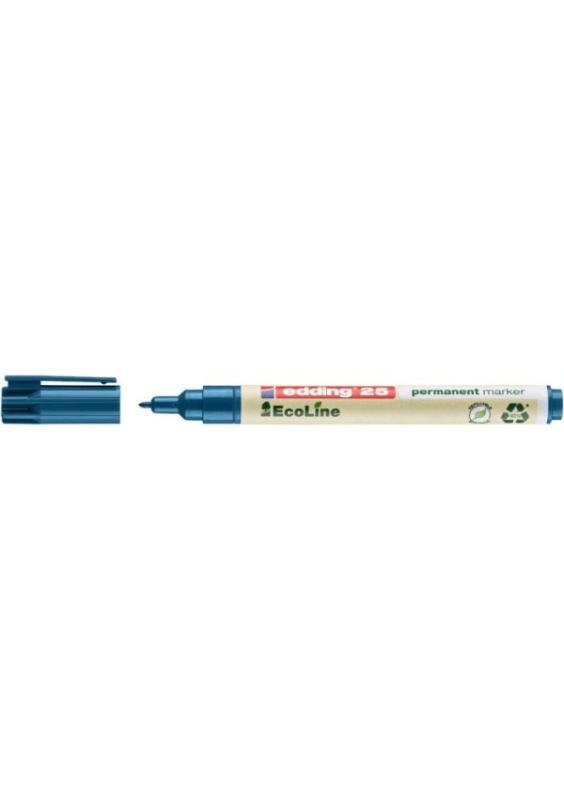 Edding 25 EcoLine - permanentní popisovač - modrý