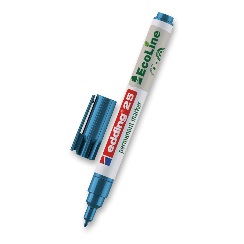 Edding 25 EcoLine - permanentní popisovač - modrý