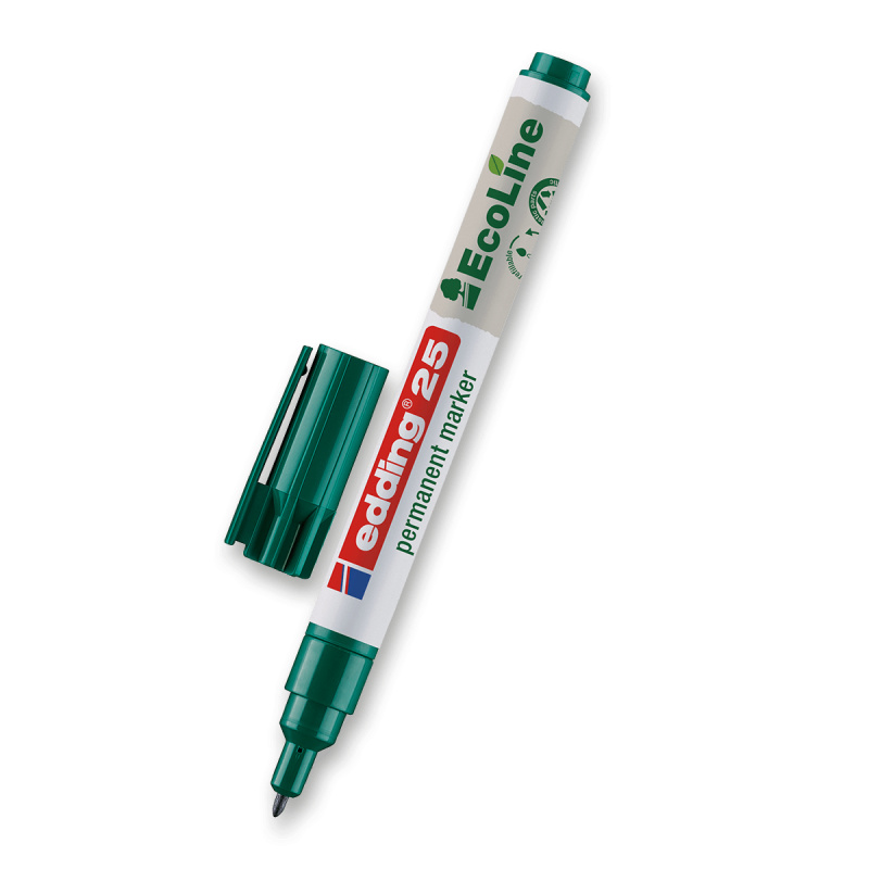 Edding 25 EcoLine - permanentní popisovač - zelený