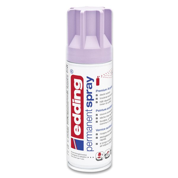 Permanentní sprej Edding 5200, 200 ml levandulová 931