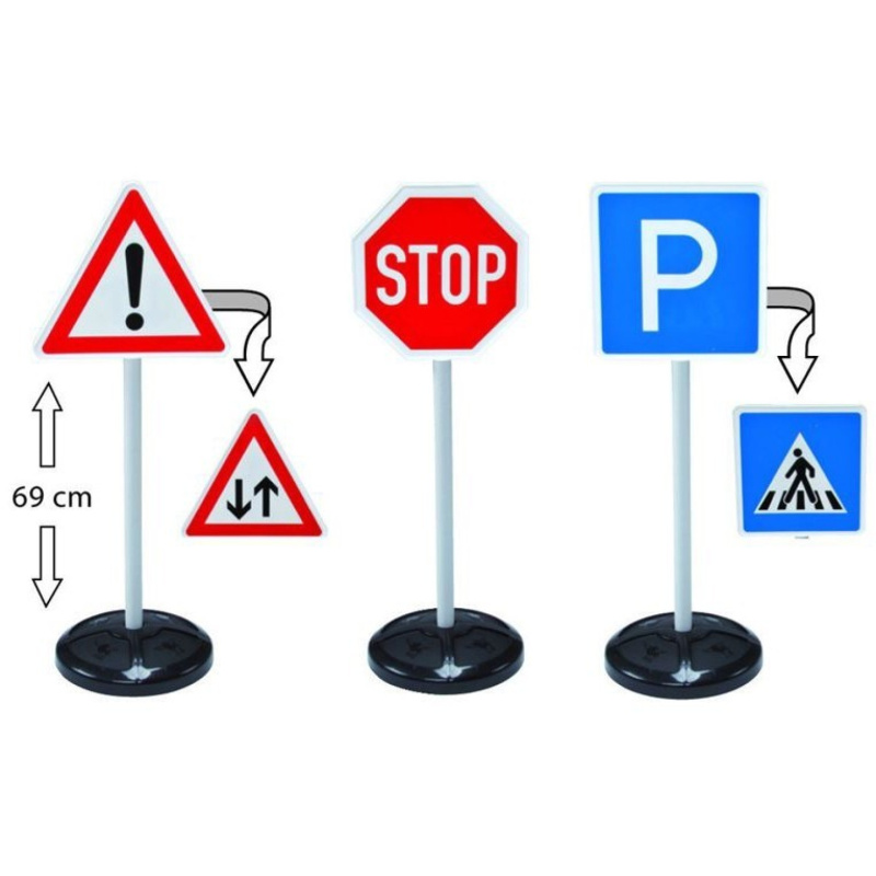 BIG Dopravní značky, velká sada (5 typů)