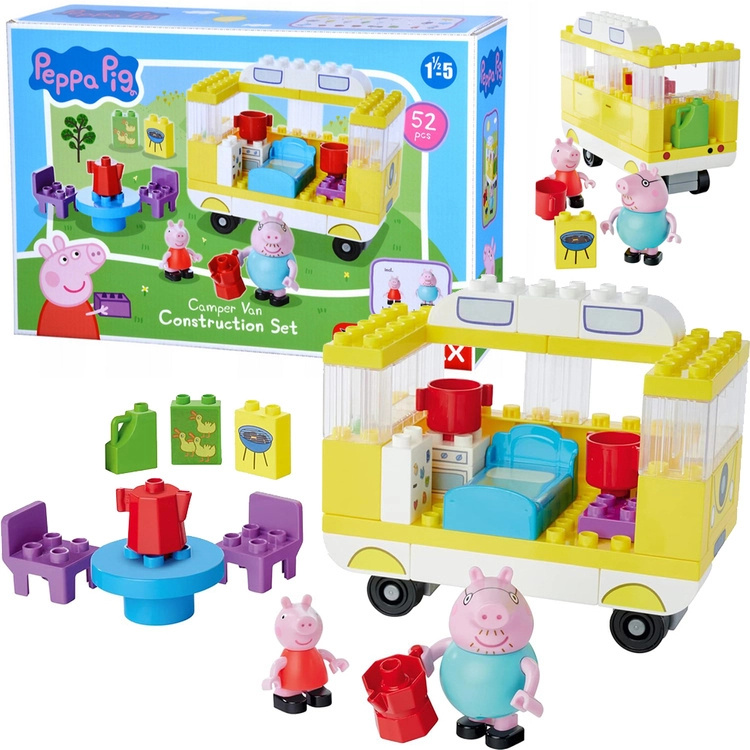 PlayBig Bloxx Peppa Pig Karavan s příslušenstvím
