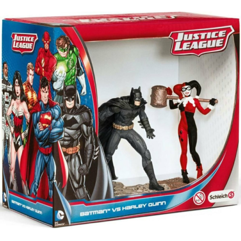 Schleich 22514 justice league - batman vs. harley quinn