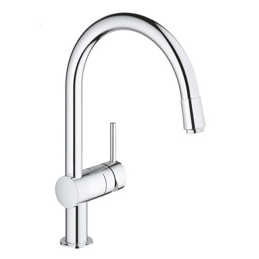 Grohe Minta dřezová baterie s vytahovací sprškou chrom 32918000 G32918000