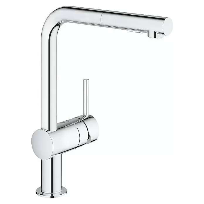 Grohe Minta dřezová baterie s vytahovací sprškou chrom 30274000 G30274000