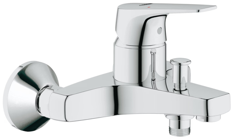 Páková vanová baterie Grohe BauFlow (23756000) / nástěnná / rozteč 150 mm / 20 l/min / chrom Varianta: ivi1