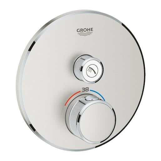 Grohe Smart Control termostat s termostatickou baterií supersteel 29118dc0 G29118DC0