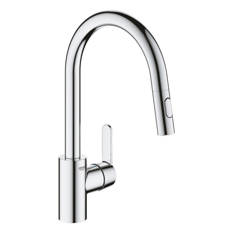 Grohe Get dřezová baterie s vytahovací sprškou, 2 proudy chrom 31484001 G31484001