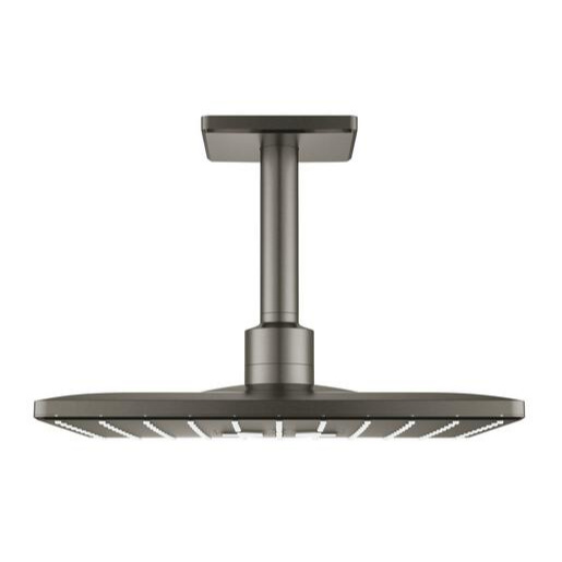 Grohe Rainshower SmartActive Cube hlavová sprcha strop včetně sprchového ramena kartáčovaný hard graphite 26481al0 G26481AL0