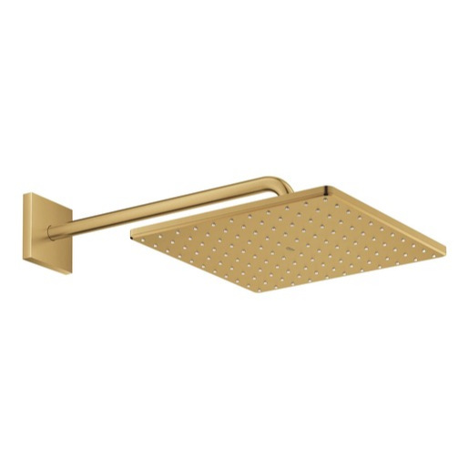 Grohe Rainshower Cube hlavová sprcha na stěnu včetně sprchového ramena kartáčovaný cool sunrise 26564gn0 G26564GN0