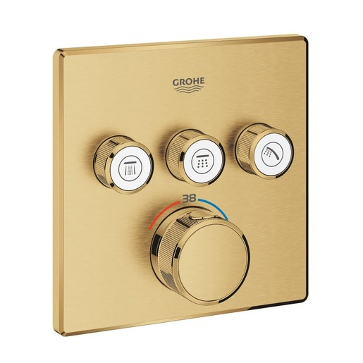 Grohe Grohtherm SmartControl sprchová a vanová baterie bez podomítkového tělesa brushed cool sunrise 29126gn0 G29126GN0