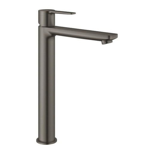 Vysoká umyvadlová baterie GROHE Lineare bez výpusti kart. hard graphite 23405AL1