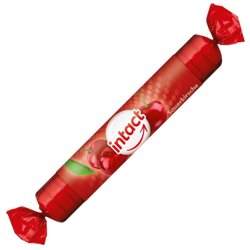 INTACT Hroznový cukr s vitamínem C třešeň 40 g