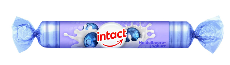 INTACT Hroznový cukr s vitamínem C příchuť borůvka a jogurt 40 g