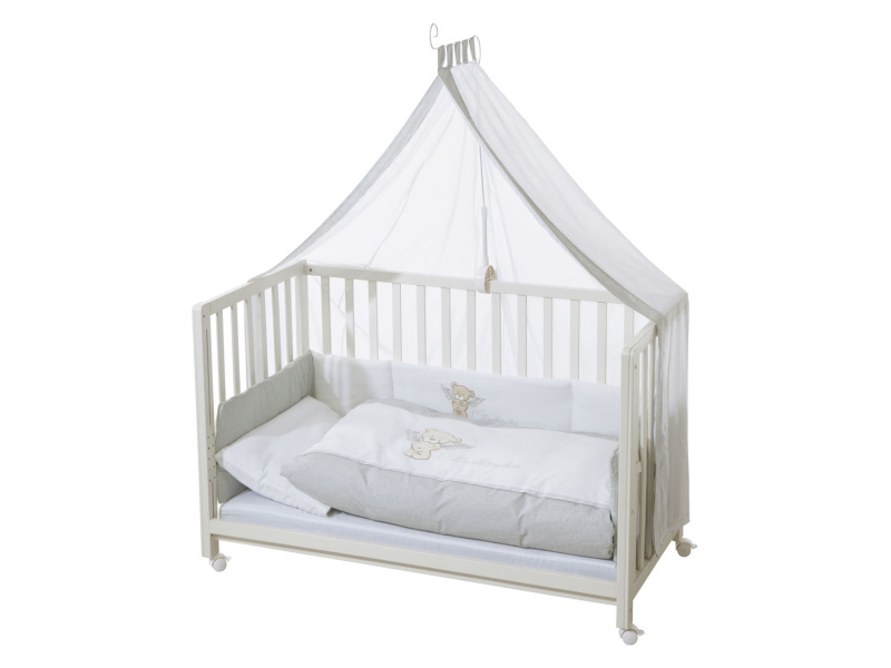 roba Dětská postýlka »Room Bed«, 60 x 120 cm (Medvídek heartbreaker, bílá)