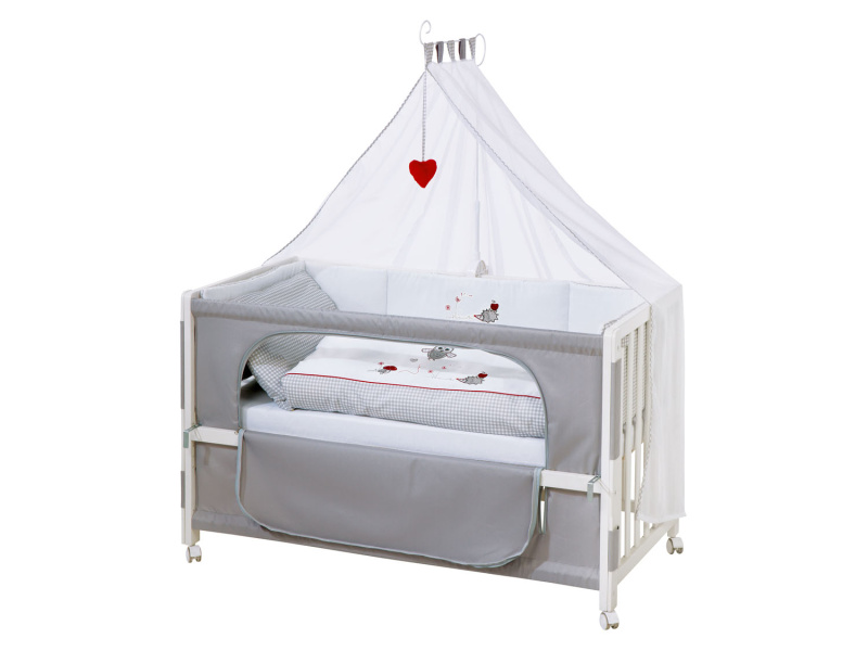 roba Dětská postýlka »Room Bed«, 60 x 120 cm (Adam & sova, bílá)